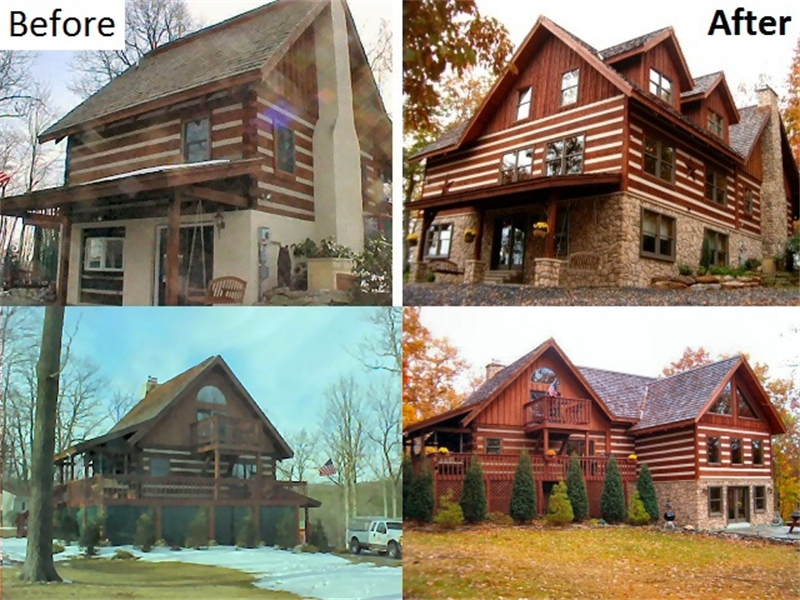 Custom Log Home Additions - Timber Frame Construction - Custom Log Home Remodeling - Timber Frame Home Construction - Post and Beam Construction - Serving The Lehigh Valley To The Poconos And Northeast PA.