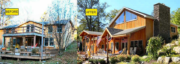 Additions Contractor Before And After Lehigh Valley Poconos Pennsylvania