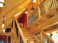 Timber Frame Home Interior Built By Service Construction Co. Inc Serving Lehigh Valley, Poconos, Eastern PA.