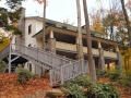 Custom Home With Custom Deck, Lake Front Custom Home Builders, Poconos, PA.